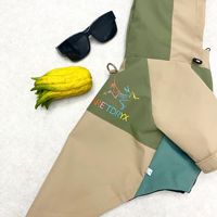 JXANRY Nouvelle veste haut de gamme avec Teddy Pomeranian Schnauzer Corgi Patchwork Design Marque tendance à la mode pour chiens