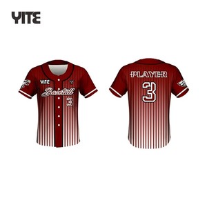 Maillots <span class=keywords><strong>de</strong></span> baseball sublimés personnalisés, uniformes d'équipe <span class=keywords><strong>de</strong></span> baseball, maillots <span class=keywords><strong>de</strong></span> baseball personnalisés avec logo, haute qualité, respirants pour les matchs - Product Image 1
