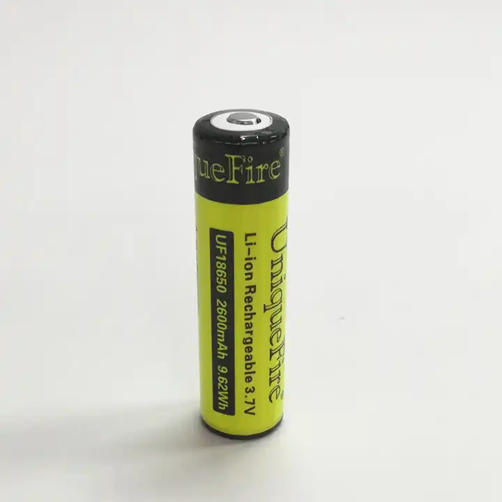 3 PCS Batteries 18650 Rechargeable Battery 2600mAh Shart Head