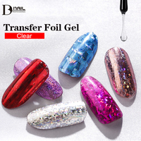 Gel de feuille de transfert ICE NOVA nouveauté créer un effet d'impression marque privée sans Hema/Tpo/HPMA cristal translucide couleur terne