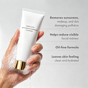 Amino Acid Makeup Remover Facial <b>Cleanser</b> with Triple Ferment Filtrate Double Collagen Hydrating Oil Control Wash - Product Image 4