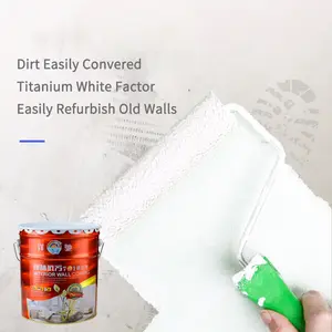 Fábrica de suprimentos diretos de alta qualidade saudável seguro Scrub-Resistant 7-in-1 pintura da parede Pintura Interior do quarto