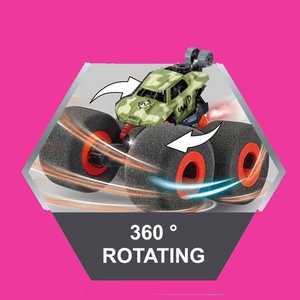 KK Nouvelle <span class=keywords><strong>voiture</strong></span> <span class=keywords><strong>télécommandée</strong></span> à roues en mousse, grimpeur de roche avec lumière et pulvérisation de brume, <span class=keywords><strong>voiture</strong></span> de cascade <span class=keywords><strong>télécommandée</strong></span>, camion tout-terrain, jouets de véhicule - Product Image 3