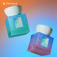 Flacon de parfum en verre vide de haute qualité au design vintage, vaporisateur à fine brume, 30 ml, 50 ml, 100 ml