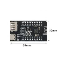 Placa de Desarrollo CH582M, Módulo Microcontrolador RISC-V de Bajo Consumo con BLE5.3, Wifi, Bluetooth, Doble USB