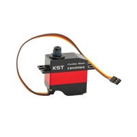 Micro-servo numérique KST CM509MG HV à engrenages métalliques 6.0Kgf.cm 0.08sec Double BB sans noyau pour pièces d'avion RC à petite échelle