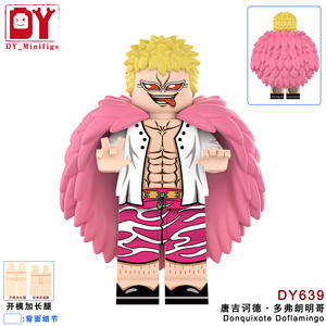 Serie DY639-676 Compatible <span class=keywords><strong>con</strong></span> <span class=keywords><strong>LEGO</strong></span>, Bloques de Construcción de One Piece, One Piece, Zoro, Dofla, Figuras de Juguete Ensamblables - Product Image 2