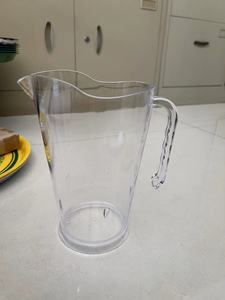 Nhà Máy Bán buôn yeecome thương hiệu nước vuông Jug <span class=keywords><strong>Set</strong></span> <span class=keywords><strong>1</strong></span>.5 lít Acrylic <span class=keywords><strong>Pitcher</strong></span> gallon nước Jug - Product Image 5