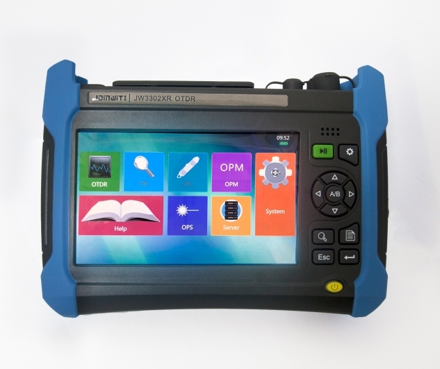 China Supply 12 in 1 Mini OTDR Optical Time-Domain Reflectometer with OPM VFL and Light Source for Fiber Testing