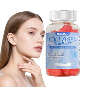 Gomitas de Colágeno y <span class=keywords><strong>Biotina</strong></span> para el Cabello, la Piel y las Uñas, con Ácido Hialurónico, Vitamina C, Suplemento de Belleza Vegano, Antioxidante - Product Image 1