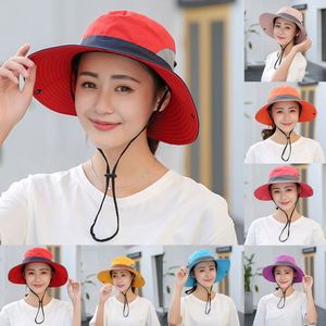 Chapeau de soleil d'été en maille à large bord anti-UV pour femme avec trou pour queue de cheval, chapeau de soleil safari pour femme, enfant et adulte - Product Image 6