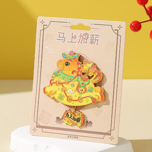 Aimants de réfrigérateur personnalisés en métal émaillé souple, motif dessin animé mignon, sur le thème des attractions touristiques, personnalisation d'aimants de réfrigérateur - Product Image 3