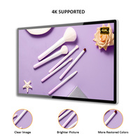 Écran publicitaire mural de 43, 49, 55 et 65 pouces avec écran tactile infrarouge pour affichage commercial et hôtelier, signalisation numérique pour centre commercial