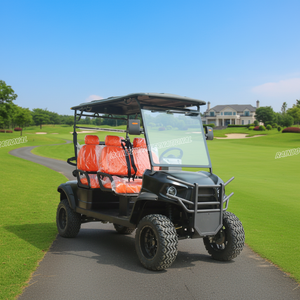 Carrito <span class=keywords><strong>de</strong></span> Golf Eléctrico Rainbow <span class=keywords><strong>de</strong></span> 4 Plazas con Motor <span class=keywords><strong>de</strong></span> 5kw y Batería <span class=keywords><strong>de</strong></span> Litio <span class=keywords><strong>de</strong></span> 48v, Buggy Certificado por la EEC para Campos <span class=keywords><strong>de</strong></span> Golf y Propiedades - Product Image 1