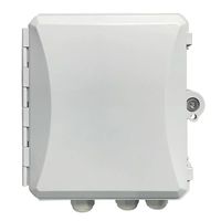 Boîte de Distribution optique intérieure/extérieure à 8 cœurs, 1 en 2 sorties, PC + ABS, ODF, boîte à bornes optique, type séparateur PLC