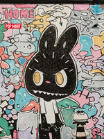 Auténtica Bolsa para Computadora de la Serie Pop Mart the Monsters 10th Anniversary, Bolsa para Tablet Popmart.
