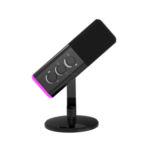 VOXFULL RGB Gaming Streaming Micrófono con XLR/USB Interfaz dual Cápsula dinámica Control táctil y reducción de ruido inteligente - Product Image 3