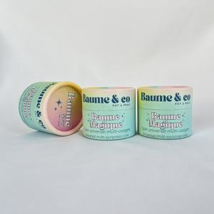 ขวดกระดาษคราฟท์สีชมพูย่อยสลายได้ตามธรรมชาติขวดกระดาษดูแลผิวสำหรับครีมบำรุงรอบดวงตาเรียบ - Product Image 6