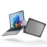Étui de glaçage de support pliant solide de haute qualité pour ordinateur portable Microsoft Surface 7 13.8 coque de couverture anti-huile rayonnante