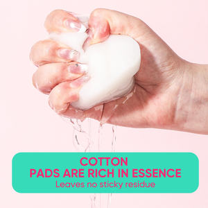 Almohadillas de algodón hidratantes con colágeno de salmón OEM IREV, 80 unidades, para la estabilización de la piel y la limpieza diaria de la grasa después de desmaquillarse - Product Image 4