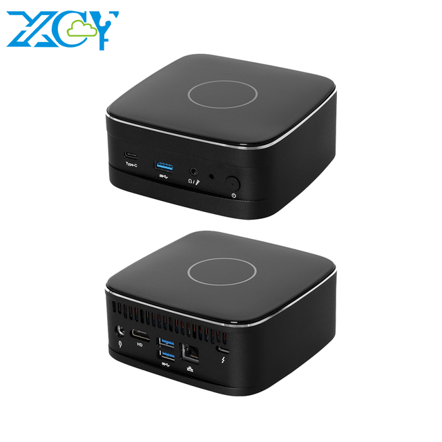 Intel 10th Gen Core I3 I5 I7 DDR4 M.2 SSD THUNDERBOLT Win11 HTPC Home Mini Pc Micro Computer with Fan