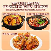 Base de Fondue Chinoise Fermentée ShooLoongKan 240g, Brothée à l'Huile Claire, Douce et Épicée, Pâte de Haricots Riche en Nutriments, Condiment Instantané pour Fondue Chinoise