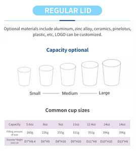 Vela Aromática de Lujo Huaming con Cera de Soya Esencial, Personalizable con Logotipo, Pequeña, Romántica, con Decoración de Flores de Cristal, para Parejas, para el Día de San Valentín - Product Image 4