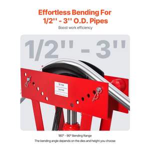 Outil manuel de cintrage de tuyau de cintreuse hydraulique de tuyau de DB 16 tonnes avec 8 matrices - Product Image 3