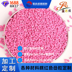 Pink Masterbatch High Concentration Uniformly Dispersed For Injection Molding Shenzhen Factory Support High Gloss Coloring - Product Image 5