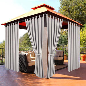 <span class=keywords><strong>Cortinas</strong></span> <span class=keywords><strong>para</strong></span> exteriores de 54x84 pulgadas, lengüeta adhesiva desmontable, resistente al agua/a la intemperie, resistente a los rayos UV y a la decoloración <span class=keywords><strong>para</strong></span> Gazebo, <span class=keywords><strong>porche</strong></span> - Product Image 2