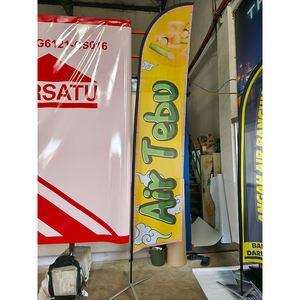 Banderas Curvas de Plumas Publicitarias al por Mayor, Banderines Promocionales con Logotipo, Banderas de Playa Impresas Personalizadas - Product Image 3