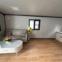 Maisons préfabriquées portables de 20 pieds, extensibles, en conteneurs, avec panneaux sandwich durables et structure en acier, à vendre