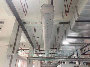 Sistema di Condotti d'Aria in Tessuto Industriale per Palestre e Officine - Ignifugo B1, Leggero, Flessibile, Ventilazione Tessile Efficiente per <span class=keywords><strong>HVAC</strong></span> - Product Image 4