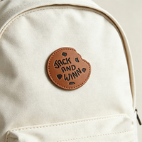 Écussons personnalisés en cuir PU, étiquettes écologiques thermosoudées pour sacs, chapeaux, accessoires de vêtements à coudre, fabricant OEM