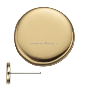 Giometal 14K <span class=keywords><strong>oro</strong></span> massiccio fiori colorati all'ingrosso Q top Tragus <span class=keywords><strong>Helix</strong></span> Palm Conch Daith corpo gioielli <span class=keywords><strong>orecchini</strong></span> Piercing posteriore orecchino - Product Image 4