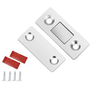 12 paquets <span class=keywords><strong>de</strong></span> loquets magnétiques ultra-fins <span class=keywords><strong>pour</strong></span> <span class=keywords><strong>porte</strong></span>, aimants <span class=keywords><strong>pour</strong></span> tiroir, loquets magnétiques en acier inoxydable <span class=keywords><strong>pour</strong></span> <span class=keywords><strong>porte</strong></span> coulissante - Product Image 1