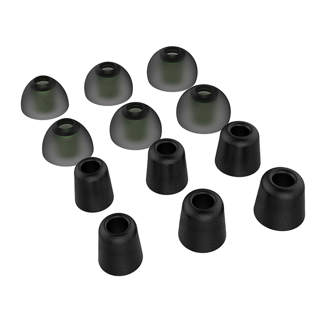 Cheap Price Wholesale S/M/L Sizes in Ear Earbud Tip Cover Memory Foam Silicone Rubber Ear Tip