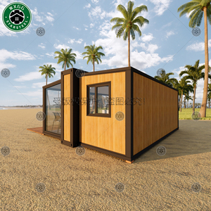 Résidence mobile préfabriquée extensible, villa conteneur à plat 2-3 chambres, panneaux sandwich, construction rapide - Product Image 4