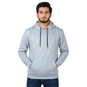 Sudaderas con Capucha Lisas al por Mayor para Hombre, de Algodón, Estilo Único, Precio Económico, para la Temporada de Invierno - Product Image 1