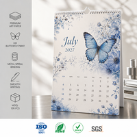 Bnetu Usine En Gros Personnalisé Numérique Imprimé Papier Calendrier De Bureau 2027 Morandi Palette De Couleurs Mini Taille Planificateur Mensuel pour