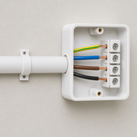 Câble électrique HO7V K monobrin en cuivre isolé PVC pour installation fixe intérieure