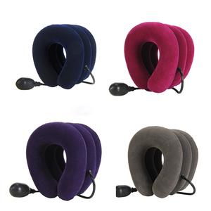 Fabricación Air <span class=keywords><strong>Neck</strong></span> Traction Relive Pain Cervical Collar Device Inflable <span class=keywords><strong>Neck</strong></span> Support Traction Pillow - Product Image 2