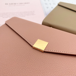 Carnet de notes professionnel à feuilles mobiles en cuir A6 personnalisable avec impression de paume, 70% des modèles, planificateur, logo unique, agenda esthétique - Product Image 3