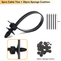 Kit de fixation automobile mixte, clips de fixation rapide, goupilles de retenue pour carrosserie, rivets, pare-chocs, garniture de porte, kit de fixation pour accessoires de voiture
