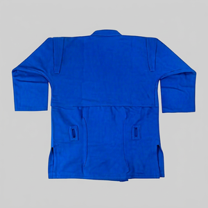Professional Breathable Cotton Single Weave Sambo Jacket and Shorts with Seamless Fusing Custom Martial Arts Wear for Adults - Product Image 2