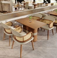 Ensemble de meubles pour restaurant, café, hôtel, bar, solution de design d'intérieur tout-en-un, table et chaise
