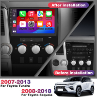 Stock US Junsun pour Toyota Tundra 2007-2013 Sequoia 2008-2018 Lecteur multimédia de voiture sans fil CarPlay Android Radio GPS Navigation