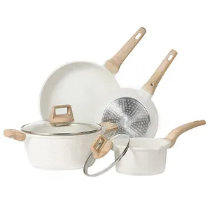 Groothandel Producten China Keukengerei Keuken Set Kookpotten Non Stick, Non-Stick Kookgerei Sets, Kookgerei Set Graniet Origineel