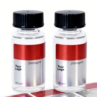 Autocollants en vinyle souples en gros pour flacons de 3 ml à 25 ml pour l'industrie automobile et les lubrifiants