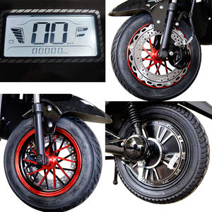 電動スクーター48vトレッキング男電動スクーターリアハブ大人用長距離50km - Product Image 5